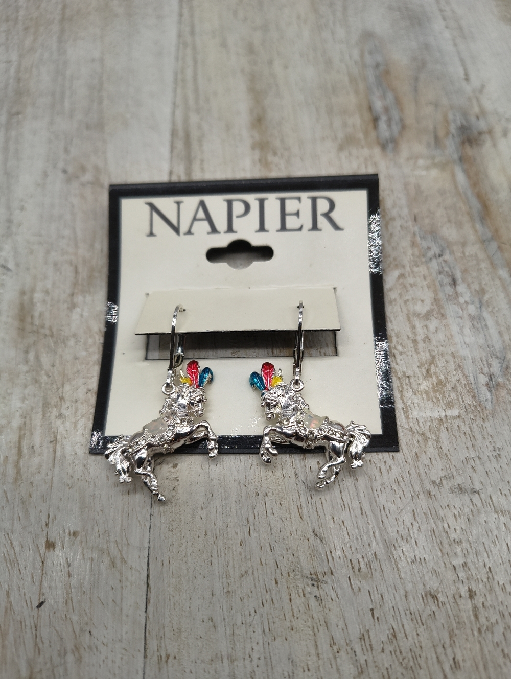 Napier Circus Horse Earrings